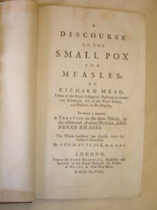 Thomas Stack Discourse on Smallpox in 1748 [DH LIB 1983]